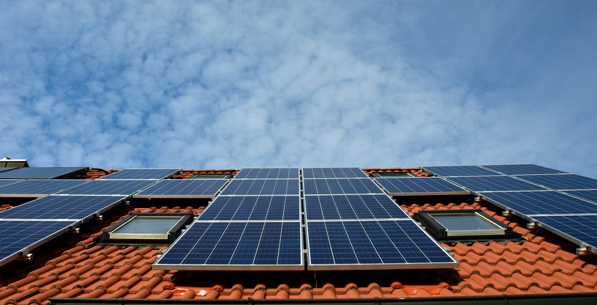 Solar Panels on title roof in San Marino