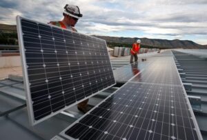 solar panel installing in San Gabriel, California