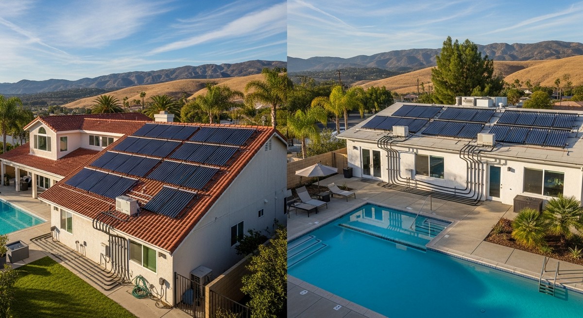 Solar Pool Heater Installation