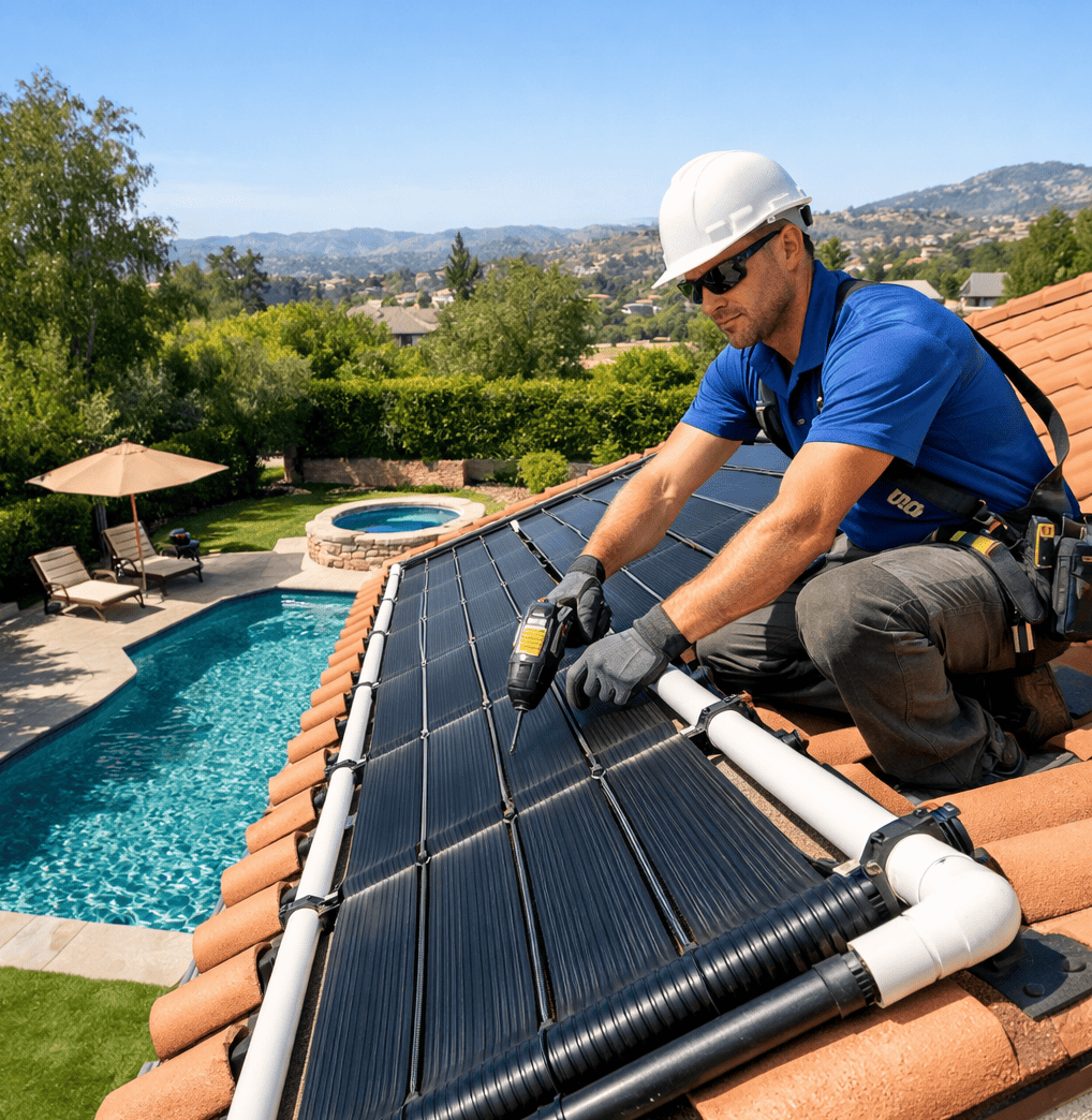 Our Solar Pool Heater Installation Process Our Solar Pool Heater Installation Process
