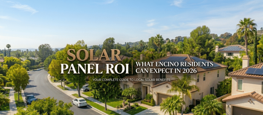 Solar Panel ROI: What Encino Residents Can Expect in 2026