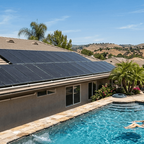 How Solar Pool Heating Systems Reduce Pool Operating Costs in West Hills