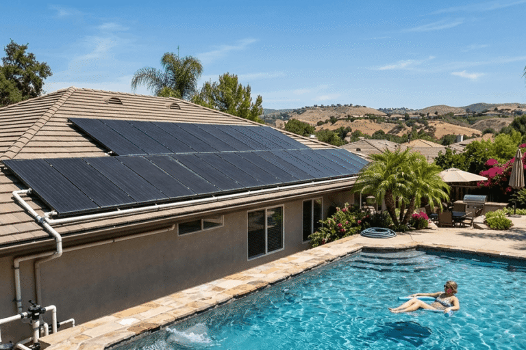 How Solar Pool Heating Systems Reduce Pool Operating Costs in West Hills