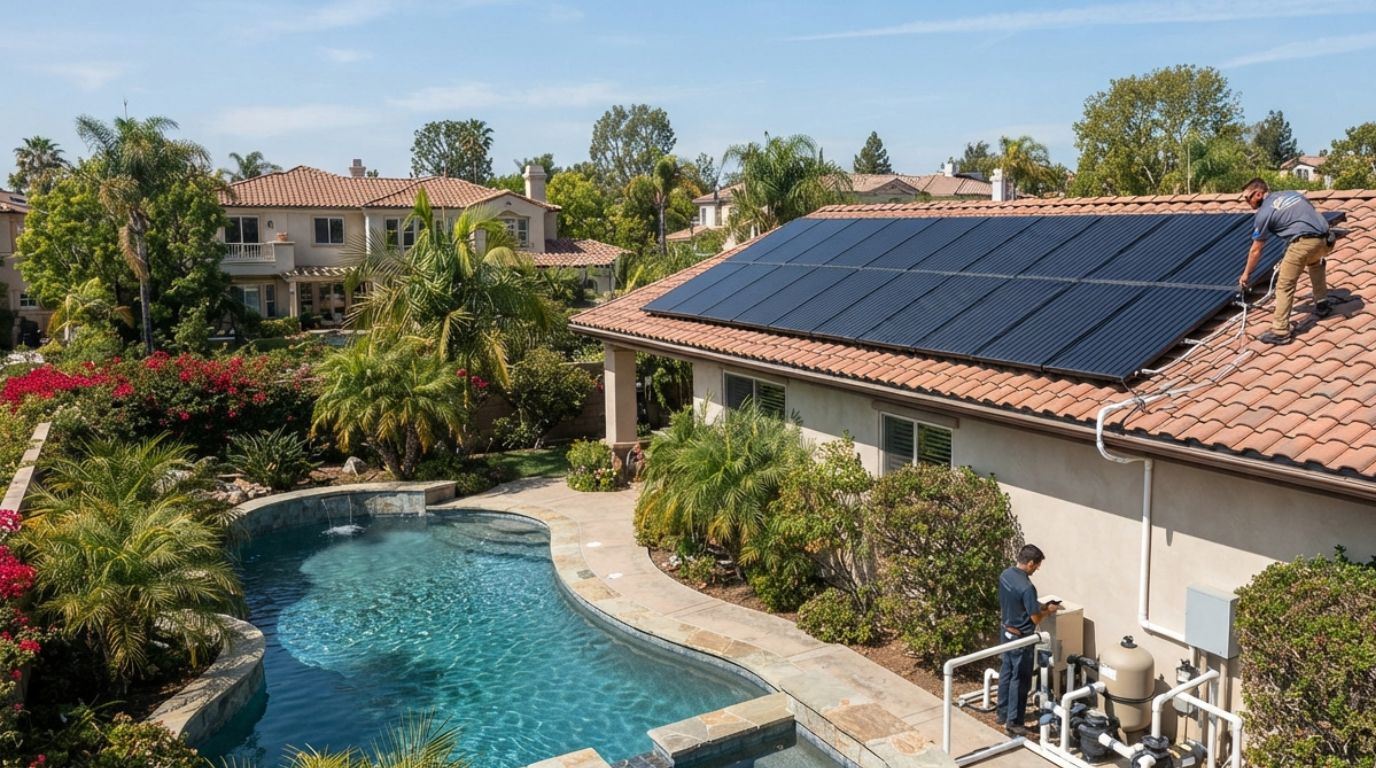 Solar Pool Heater Installation in Arcadia: Key Factors to Consider