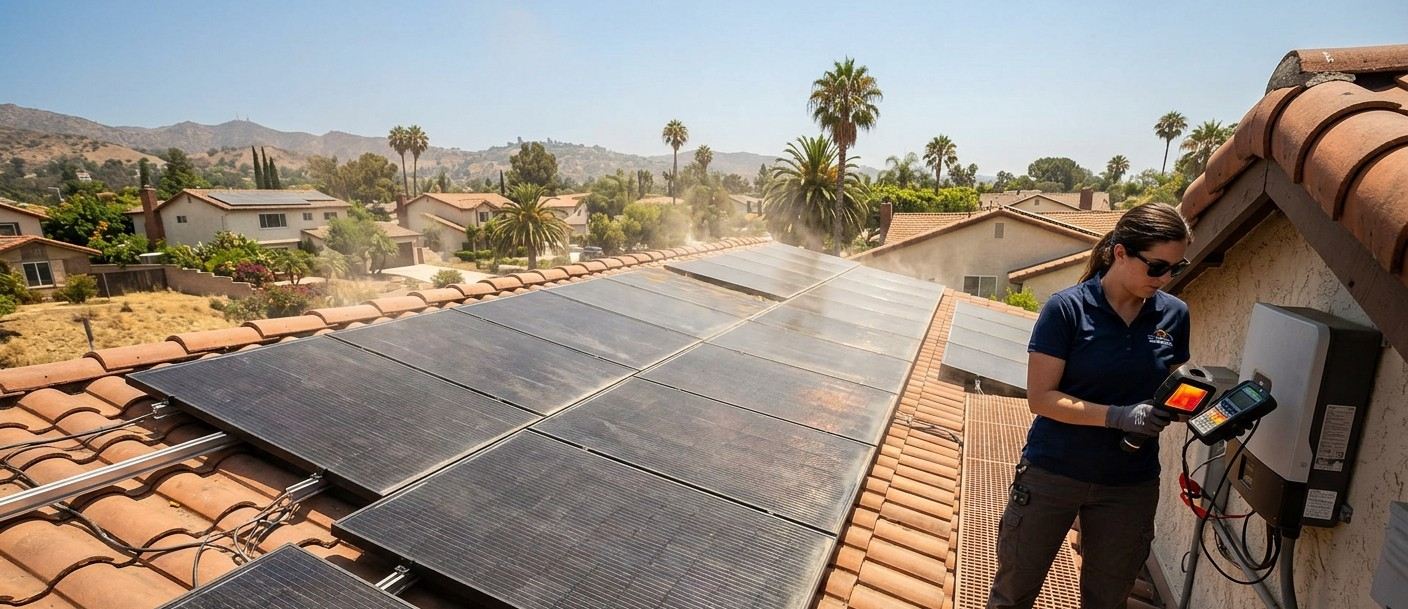 What Happens to Solar Panel Performance During Studio City Heatwaves?